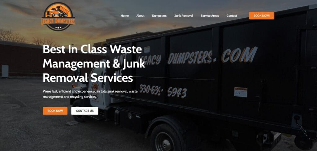 Dumpster Rental Website
