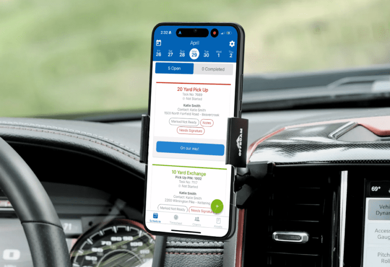 Driver Management App for Dumpsters | Docket