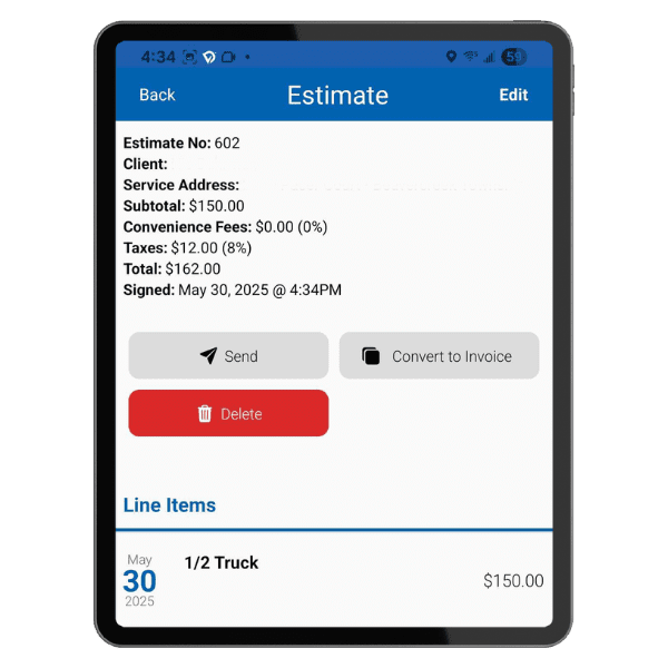 Docket-JunkRemoval Docket Junk Removal Estimate