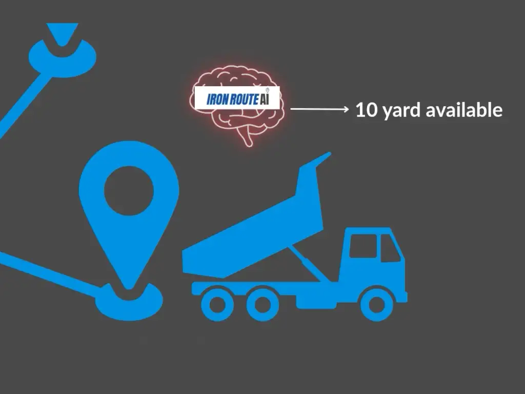 ironroute-available IronRouteAI immediately knows when a dumpster is available